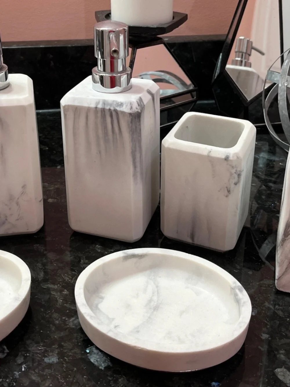 Bathroom accessories 7 pieces